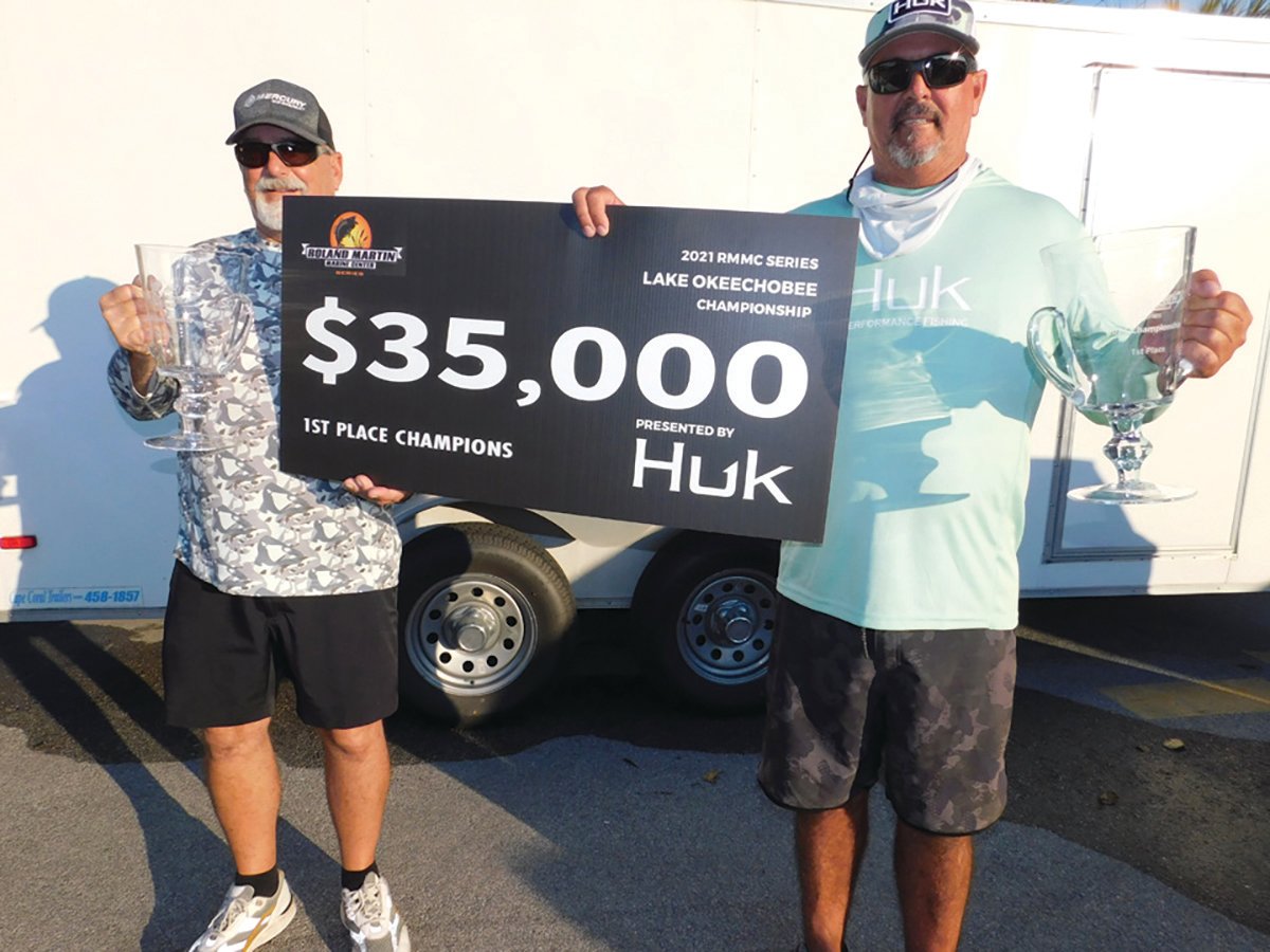 Roker and Metzger tipped the scales with a giant sack of 25.37 pounds for a two-day total of 47.98 landing them for the record $35,000 winner’s check.
